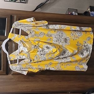 Open shoulder blouse